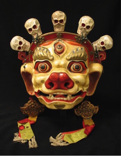 Sendom; Mongolia; 19th century; Papier-mÃ¢ché, polychrome, beads; Rubin Museum of Art C2006.47.1 (HAR 65680).