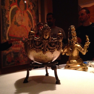 This skull cup was among the items featured in the Collections Management display. Image: @cpgorman1.