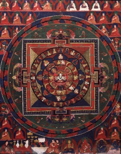 Mandala of Pancharaksha; Central Tibet; 18th Century; Pigment on cloth; C2003.50.6 (HAR 274). Currently on view in 