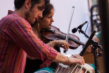 Brooklyn Raga Massive performs at the Rubin Block Party. Photo: Lyn Hughes