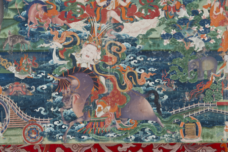 Gesar at the bottom center