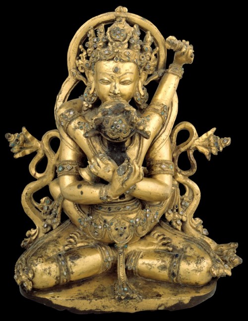 Vajradhara Tibet; 14th century Gilt copper alloy Rubin Museum of Art C2005.16.19 (HAR 65442) 