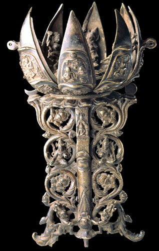 Lotus Mandala of Hevajra, Northeastern India; ca. 12th century, Copper alloy, Rubin Museum of Art, C2003.10.2 (HAR 65207) 
