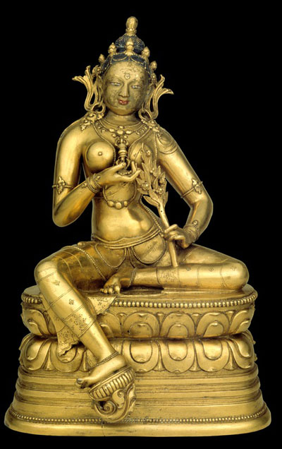 Goddess of the Dawn, Marichi (Sanskrit), Mongolia; late 17th century, Workshop of Zanabazar (1635