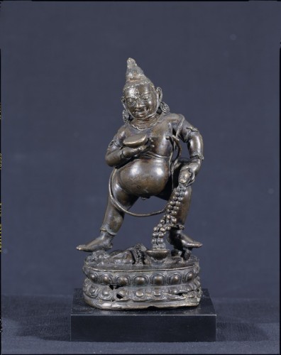 Black Jambhala Tibet; 13th century; metalwork; Rubin Museum of Art; C2002.41.1 (HAR 65174)