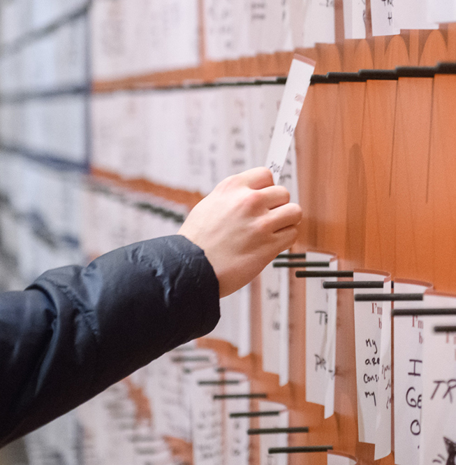 A Monument for the Anxious and Hopeful; Candy Chang and James A. Reeves; Interactive sculpture; Dimensions variable